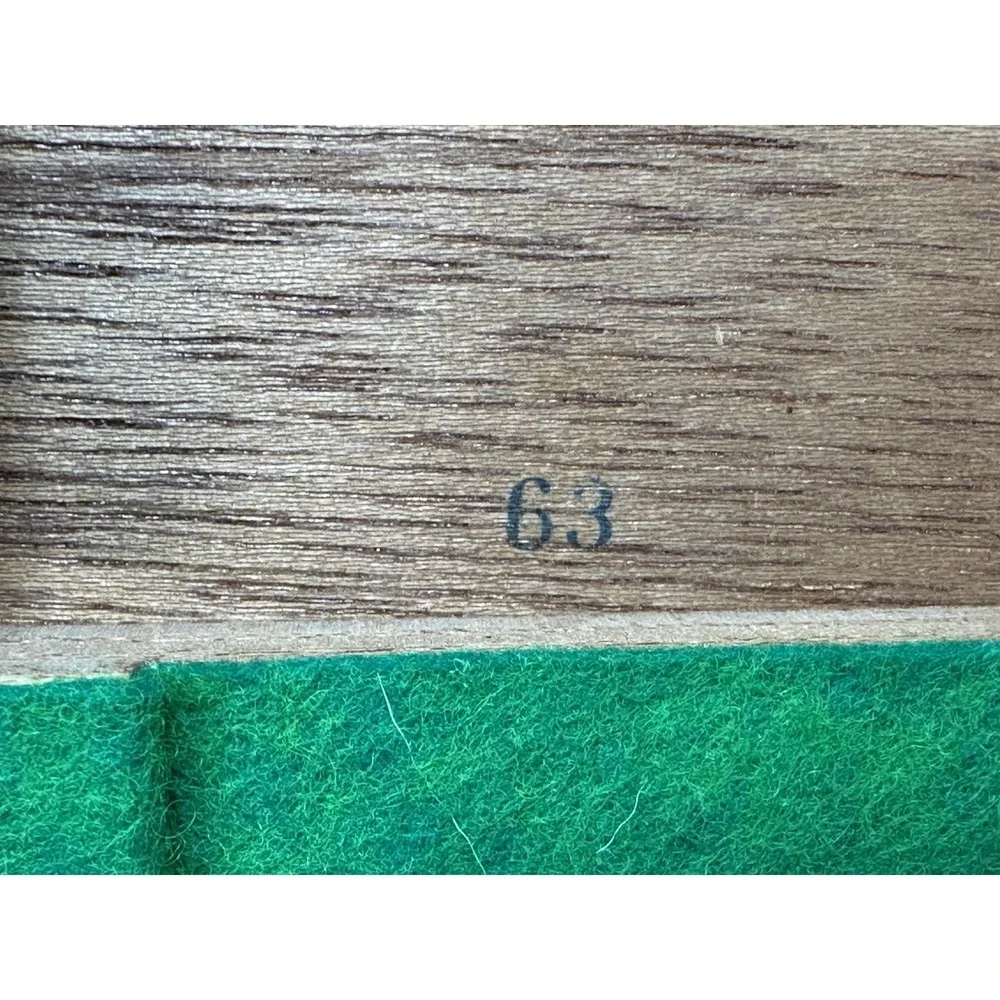 Vintage Wood‎ Wooden Microscope Accessories Box Carrying Case